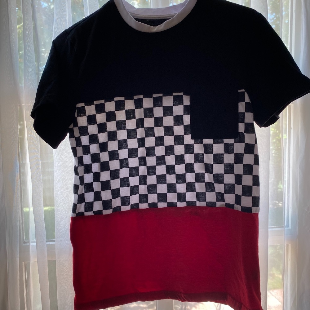 Black Checkered top
